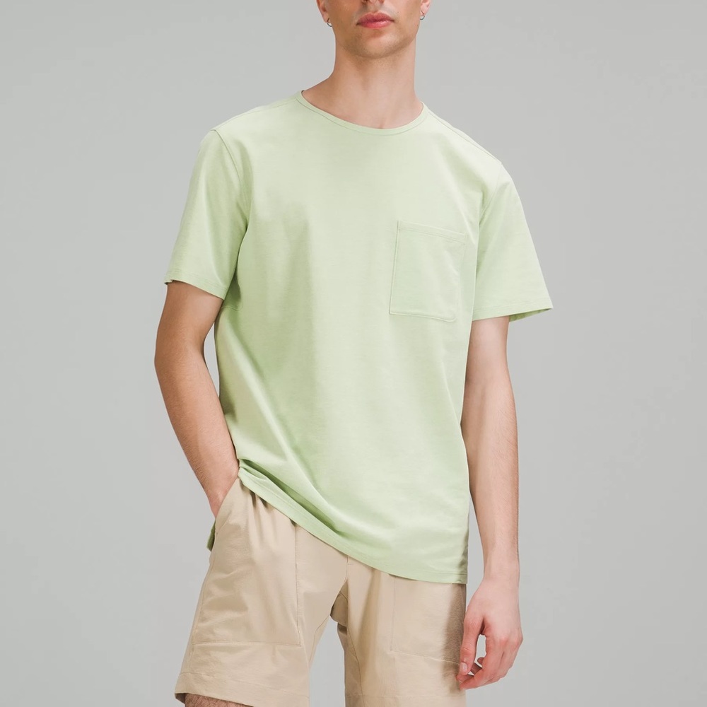 Lululemon Chest Pocket Relaxed Fit Tee *Arctic Mint